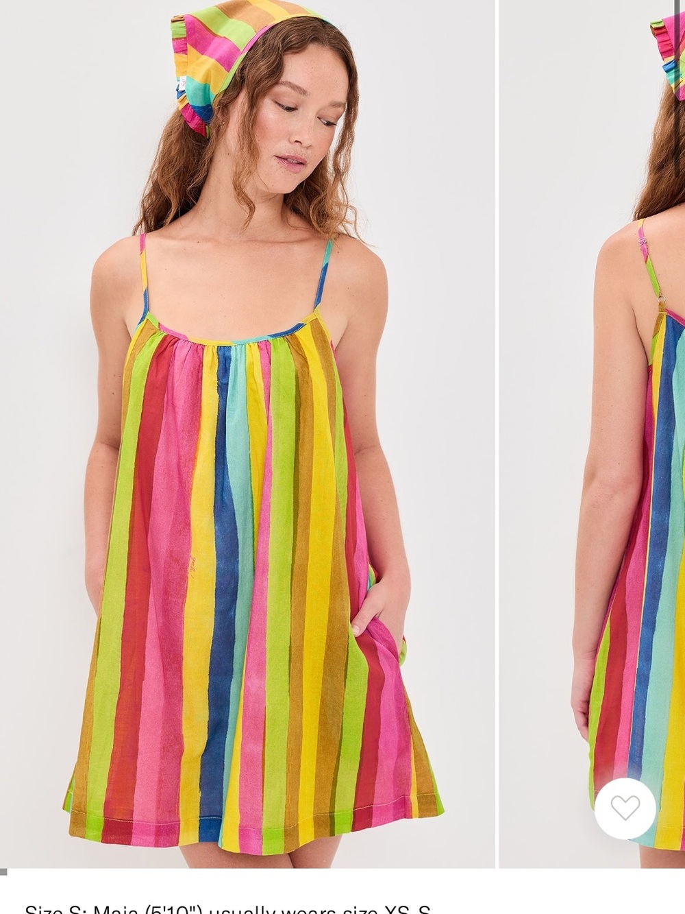 Lisa says gah Geneva dress sherbert stripe